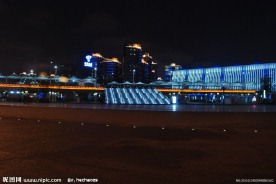 上海浦西高架步桥 LED夜景照明