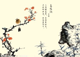 水墨画移门