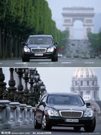 迈巴赫与凯旋门和白宫