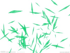 竹叶笔刷