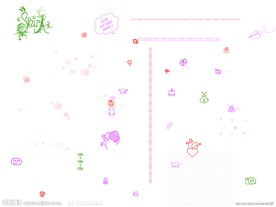 小动物及泡泡笔刷