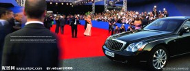 豪华迈巴赫参加红地毯
