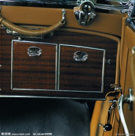 迈巴赫车把手特写