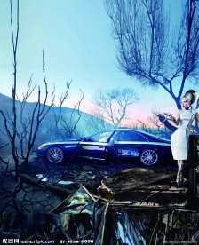 迈巴赫跑车广告摄影