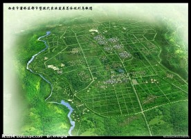 灞桥区都市型现代农业发展总平面图