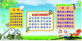 幼儿园橱窗