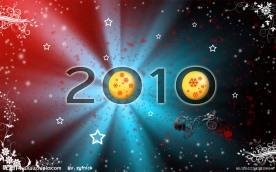 2010圣诞元旦新年壁纸背景