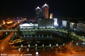 天津开发区夜景