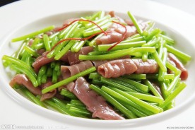 茼蒿炒海肠