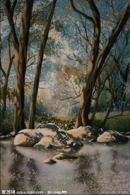 水彩风景画