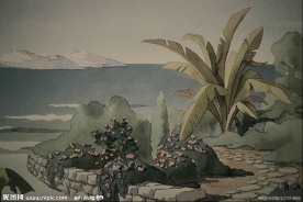 水彩风景画