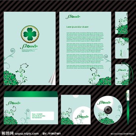 矢量美容VI模板