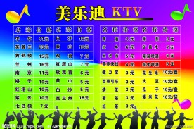 美乐迪KTV价目表