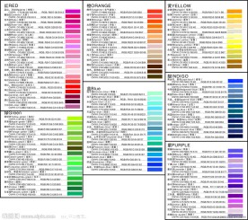色值 色表