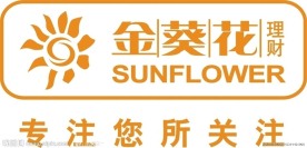金葵花理财LOGO 口号组合
