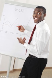 讲解的商务人物