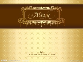 金色欧式古典花纹花边