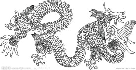 神龙卡通图片