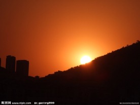 太阳落山