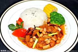 宫保鸡丁饭