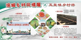 乡村旅游展板