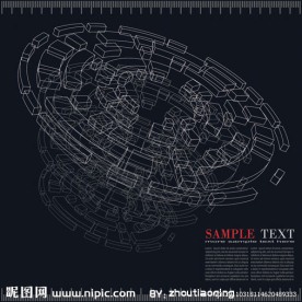 机械工程图矢量素材