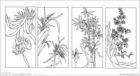 梅兰竹菊