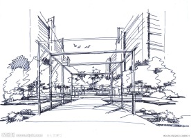 景观设计手绘草图