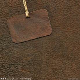 皮革和标签背景