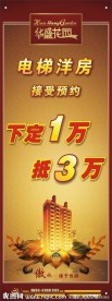房地产X展架