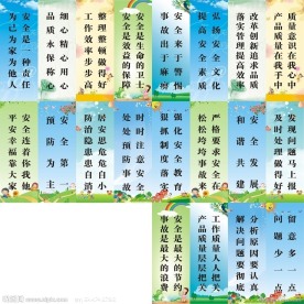 安全生产标语