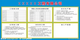 建筑工地五牌一图