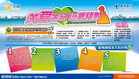 电信展板