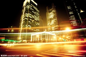 光线城市夜景