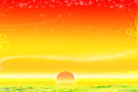 日出背景素材