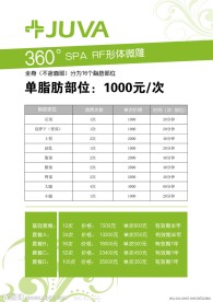 价格表 医疗