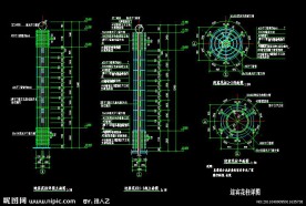 cad景观帆船游乐设施施工图