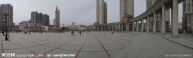 危改广场与长廊