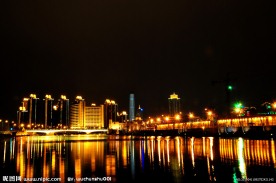 天津海河夜景