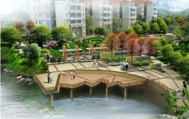 景观局部效果图