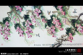 金秋垂珠