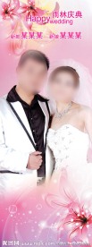 新婚X展架
