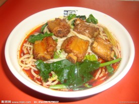 红烧排骨面
