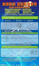 学校易拉宝
