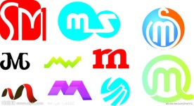 SM字母造型