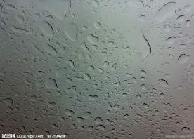 玻璃上的雨点