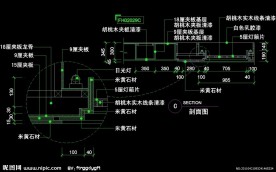 CAD之吧台收银台服务台设计