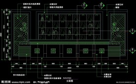 CAD之吧台收银台服务台设计