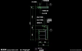 CAD之吧台收银台服务台设计