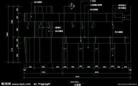 CAD之吧台收银台服务台设计